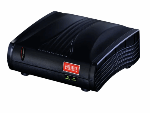 Premier 1 Kva Multikonect LED Stabilizer 32 " TO 72 INCH NORMAL & SMART & ANDROID TV  (Black)